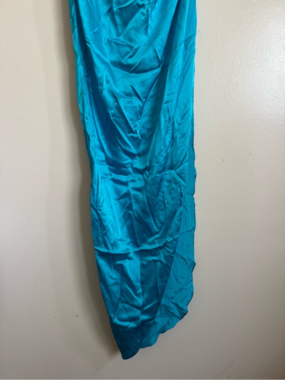 Amanda Uprichard Jaida Maxi in Marina Silk Gown Dress - Picture 7 of 11